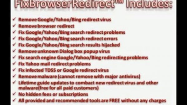 Remove Internet Browser Hijacked Redirect Virus malware view mobile