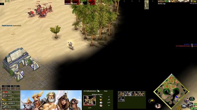 ~Age of mythology~ Shadowfaxx (Gaia) vs punkie (Kronos). смотреть онлайн