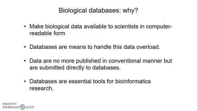 Biological Databases смотреть онлайн