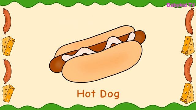 Food Vocabulary / Food Flashcards For Kids