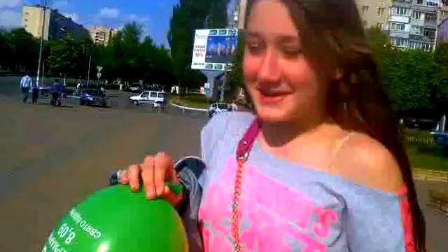 Гелий)))День Рождение Анютки))Мы тебя любим)♥ смотреть онлайн