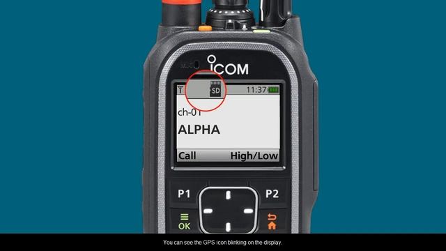 IC-F3400D/F5400D || GPS Auto Log function смотреть онлайн