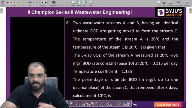 GATE 2023 Civil Engineering (CE) | Environment Engineering | Wastewater Engineering | BYJU'S GATE смотреть онлайн