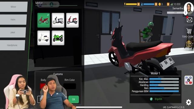 🔴 LIVE SAMANTHA 1 JAM JADI OJEK OJOL THE GAME !! смотреть онлайн