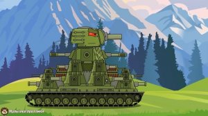 Эволюция Гибридов КВ-44М против Босса - Мультики про танки