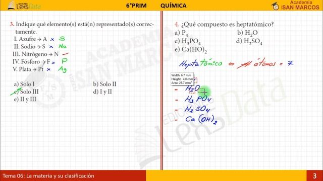 Tema 06 La materia y su clasificación-ACADEMIA FUERZA SAN MARCOS смотреть онлайн