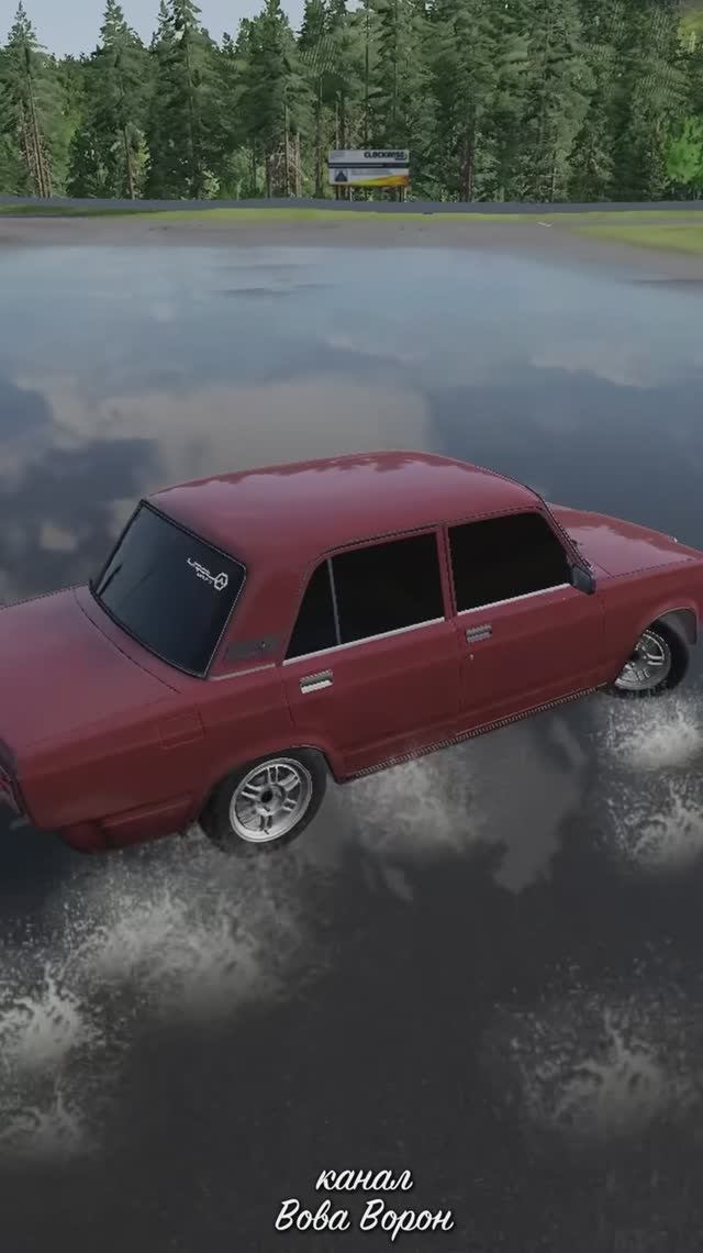 360 по мокрому на классике. ВАЗ 2107 ДРИФТ! смотреть онлайн