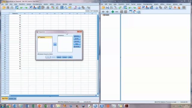 How To... Calculate the Mean, Median, and Mode in SPSS смотреть онлайн