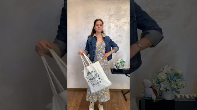 Серое платье с лимонами от #avon /вискоза/ #ОХПримерялочка/#яжедевочка смотреть онлайн