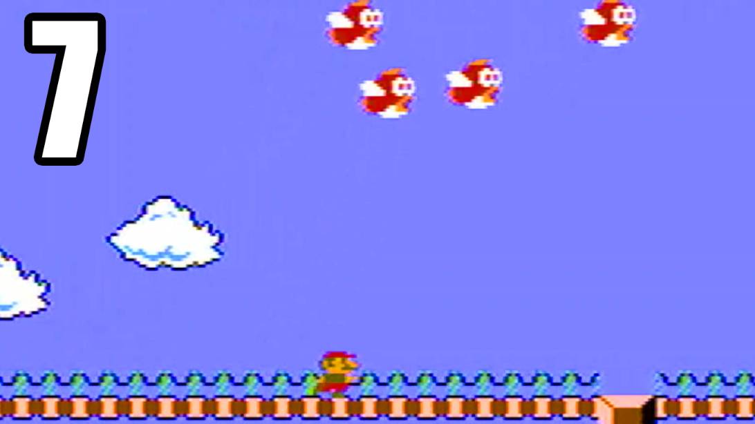 [#7 Super Mario Bros.] РЫБНЫЙ WORLD (NES)