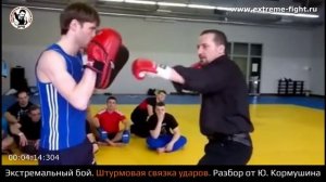 Экстремальный бой. Штурмовая связка ударов. Разбор от Юрия Кормушина