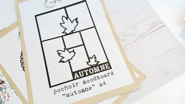 HAUL Scrapbooking Et TUTO Moodboard Scrap By Fleur De Lune