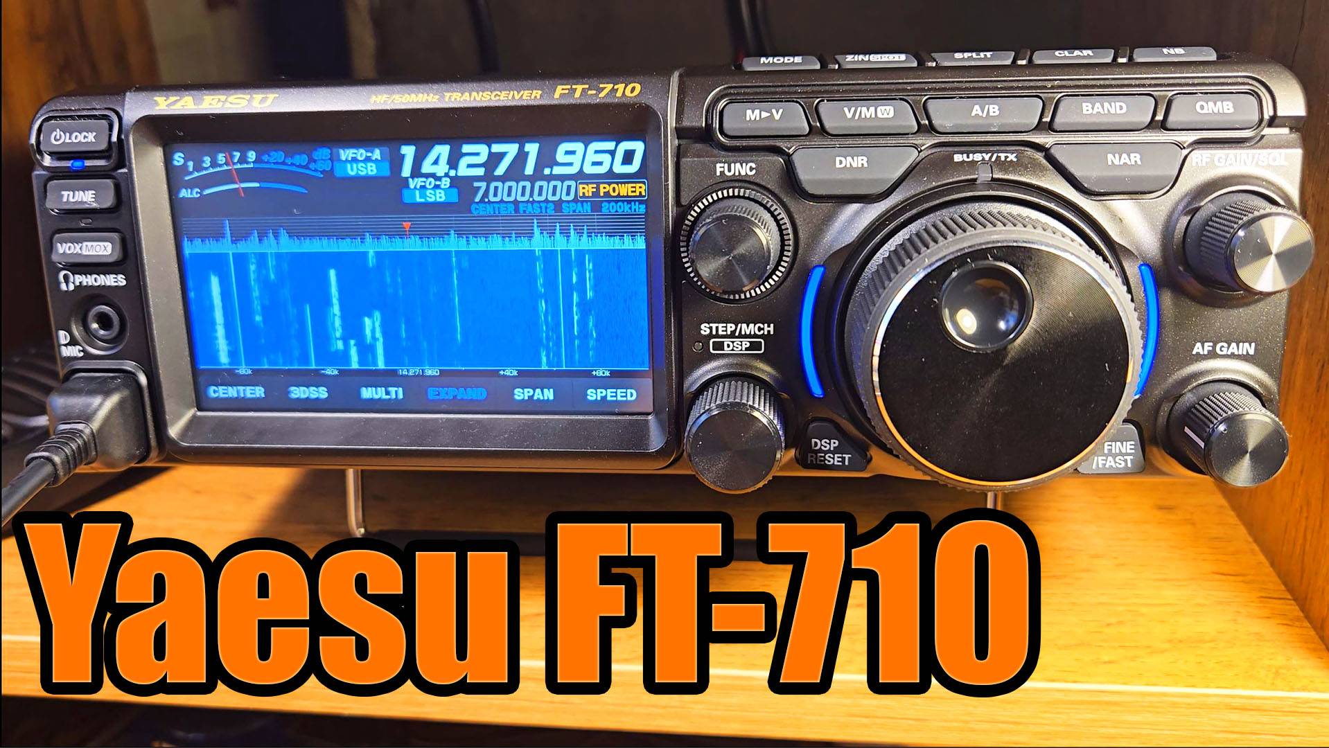 Yaesu FT710 краткий обзор и первый тест смотреть онлайн