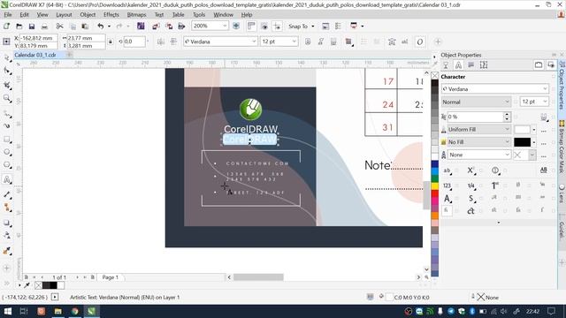 Kalender 2021 Duduk Putih Polos || Download Template Gratis смотреть онлайн