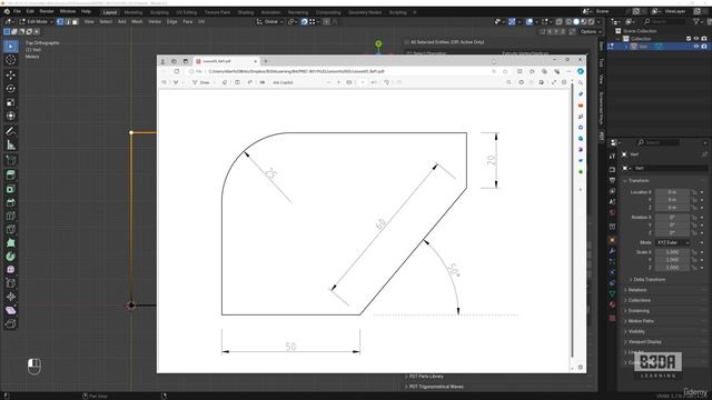 5 - CAD-like Modeling Tools - 3 -Using the Fillet and Chamfer смотреть онлайн