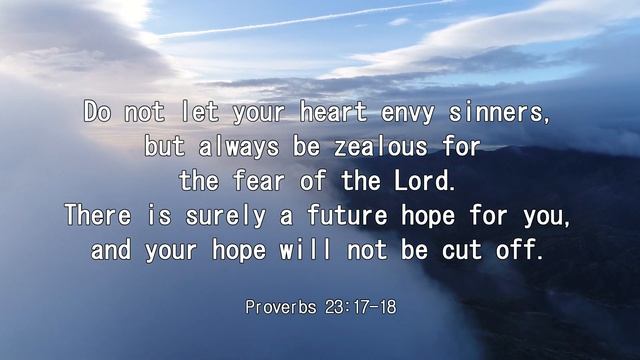 Iway Bible Verse (Proverbs 23:17-18)