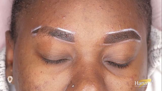 Training in permanent eyebrow makeup on dark skin | Мaster PMU Olga Hanafy смотреть онлайн