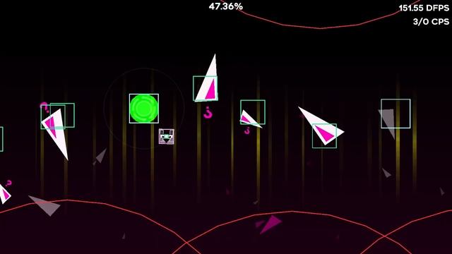 Геометри даш Geometry Dash iSpyWithMyLittleEye и hitbox создатель BY Voxicat EAZY DEMON смотреть онлайн