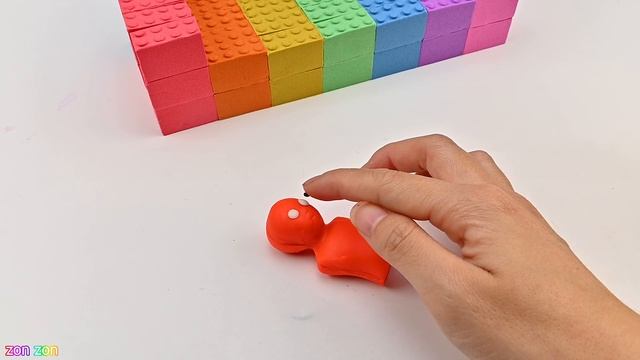 Satisfying Video | How To Make Sofa for People from Kinetic Sand Cutting ASMR | Zon Zon смотреть онлайн