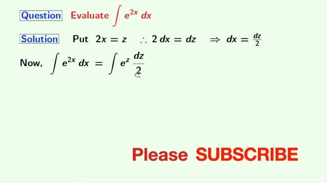 Integration of e^2x | Integral of e^2x | Integration of exponential function смотреть онлайн
