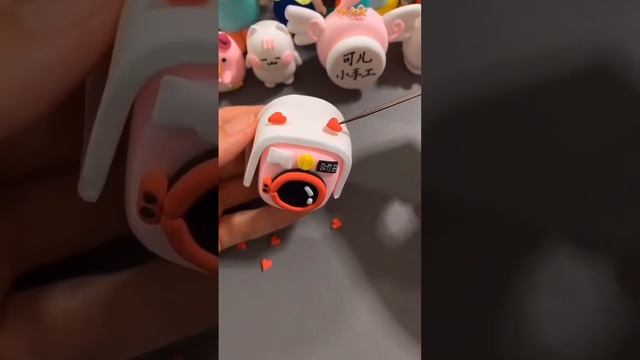 DIY How To Make Miniature Cute Camera #miniature#polymer clay#diy#creative смотреть онлайн