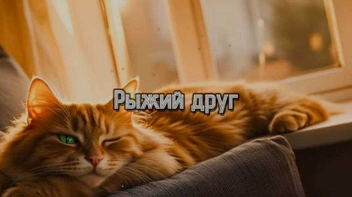 Песня. Рыжий кот. Рыжий друг. Красивая песня. Песня про котов. Спасибо за внимание. Заходите. Вау смотреть онлайн