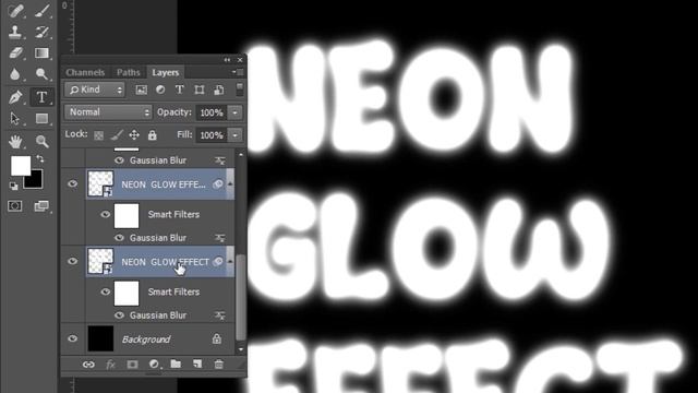 Neon Text in Photoshop - FAST & EASY смотреть онлайн