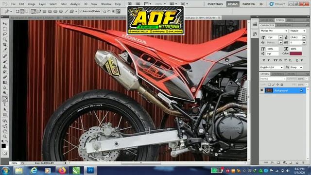 CB150R SUPERMOTO MODIFICATION #ADF GARAGE #5 смотреть онлайн