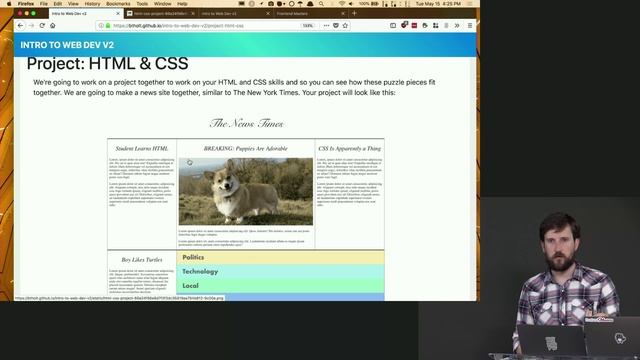 3.13 HTML & CSS Project Exercise, Part 1 смотреть онлайн