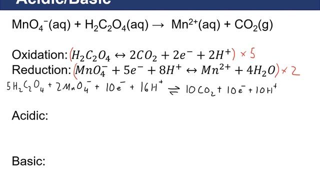 Electrochemistry: 6 - Balancing Redox Reactions (Acidic and Basic conditions) смотреть онлайн