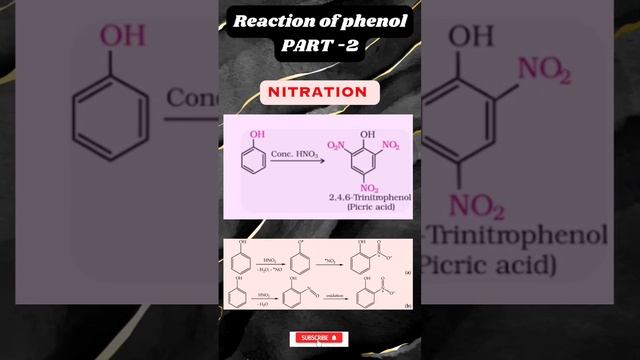 Reaction of Phenol part-2 || NITRATION || jee || Neet || MHT-CET || Boards. смотреть онлайн