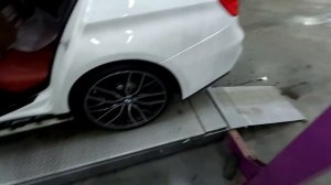 загрузка BMW перед «сход-развал»