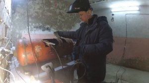 Печь на отработке. От А до Я. Печь из старого газового баллона.