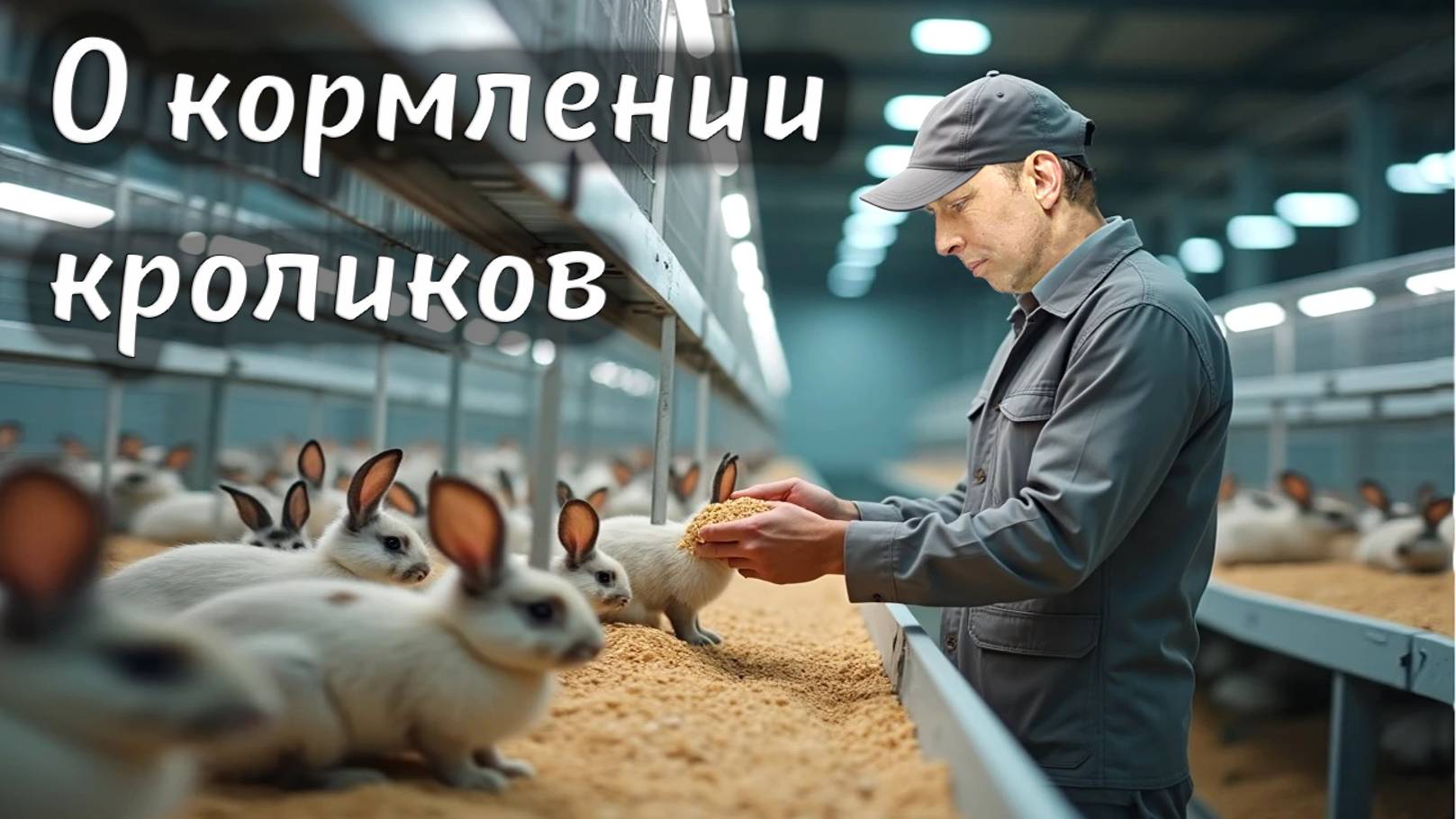 Большое видео о кормлении кроликов смотреть онлайн