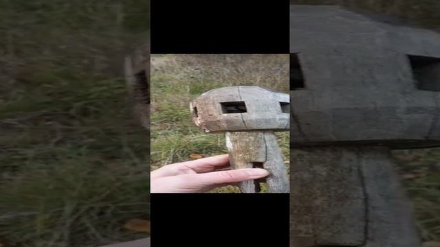 Отвлекся от стройки, поехал за грибами, а нашел вот такую загадочную штуку.Что это? смотреть онлайн