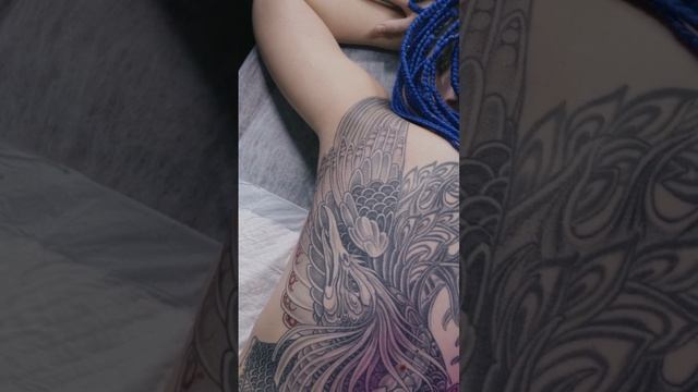 Татуировка феникса | видео процесса смотреть онлайн