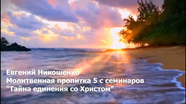 Молитвенная пропитка 5 - Евгений Никошенко (с семинаров "Тайна Единения со Христом") смотреть онлайн