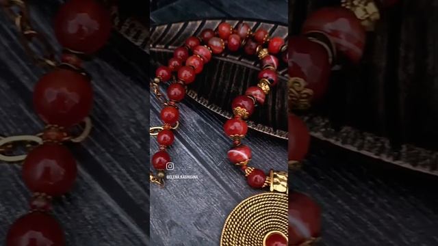 Колье "Оранжевое солнце " Переделка для Александры из Москвы смотреть онлайн