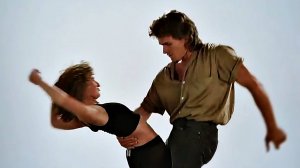 Патрик Суэйзи и Дженнифер Грей на съёмках фильма «Грязные танцы / Dirty Dancing,1987»