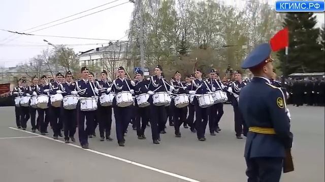 9 Мая 2015 г. Парад Победы. Барабанщики колледжа государственной и муниципальной службы смотреть онлайн