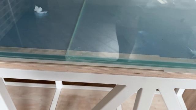 Ремонт аквариума 600 литров. Меняем побитое стекло. смотреть онлайн