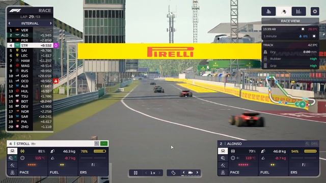 F1 Manager 2023 Hard-Hard | Aston Martin: Alonso showing who's boss | EP15 Monza смотреть онлайн