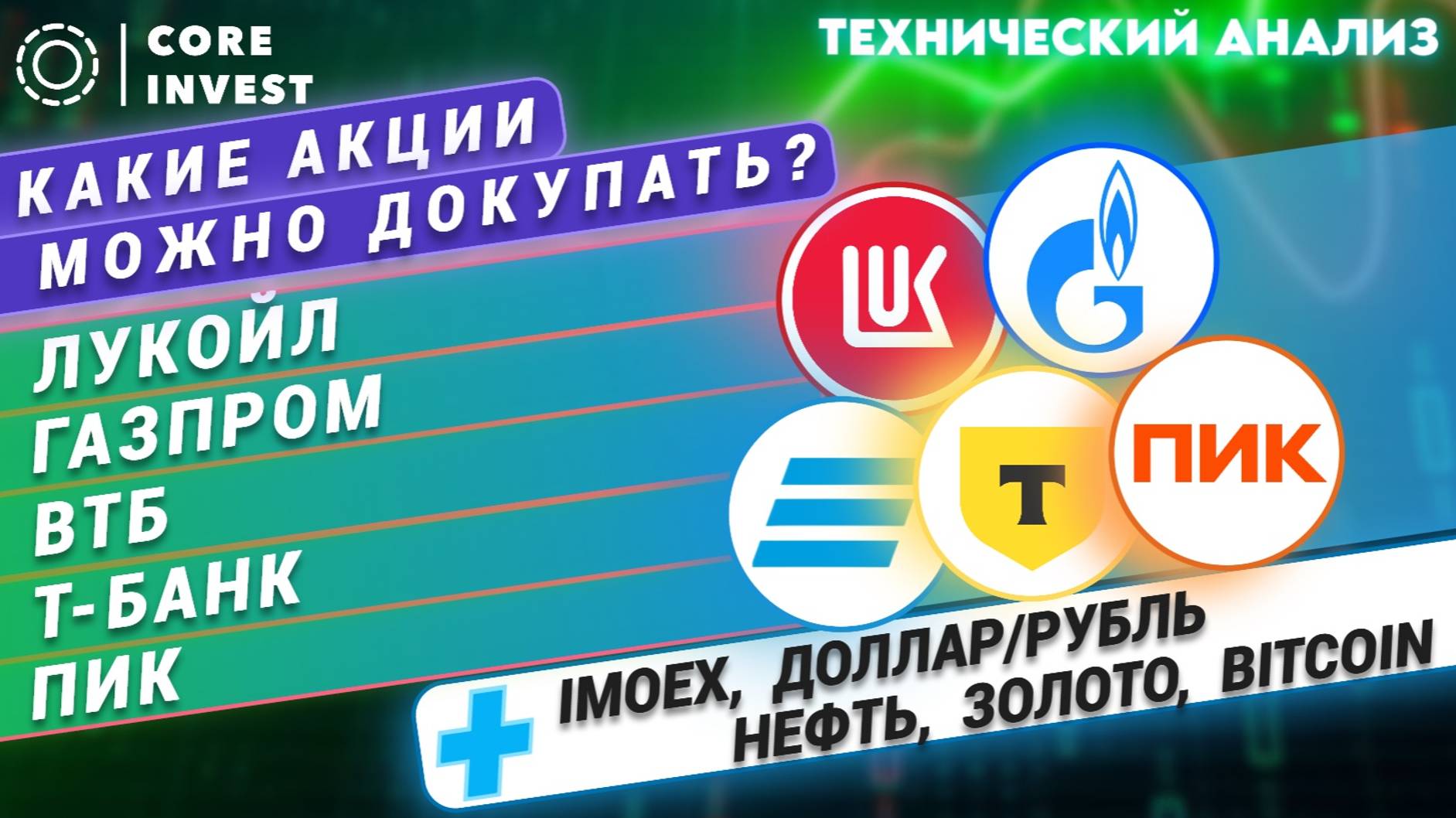 Дно пройдено?! Начинаем расти или дальше вниз? Волновой анализ - Лукойл, Газпром, ВТБ,Т-Банк, Пик смотреть онлайн