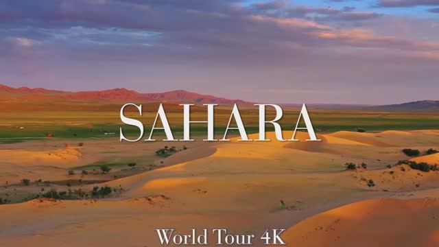 The Sahara 4K - Scenic Relaxation Film With Calming Music смотреть онлайн