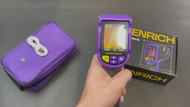 Тепловизор строительный Ermenrich Seek TV50 | Ermenrich – видео распаковки смотреть онлайн