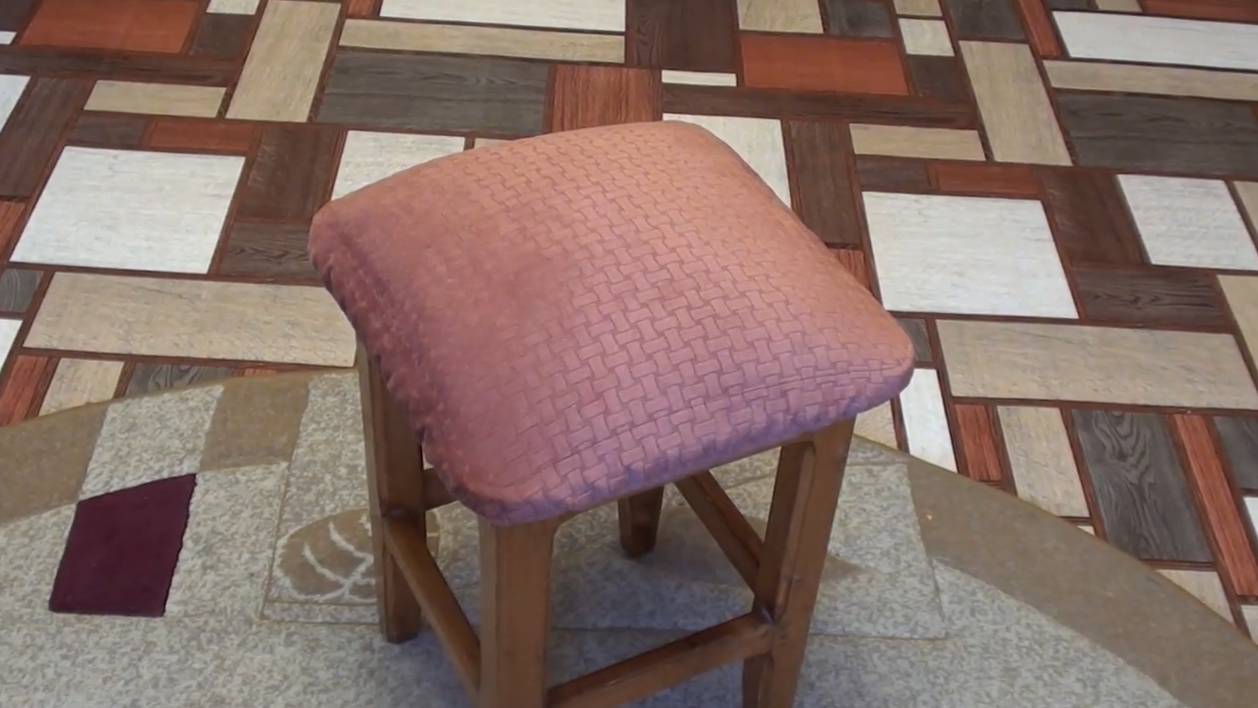 Как сделать чехол на табурет своими руками смотреть онлайн