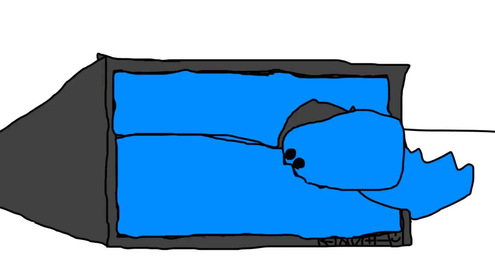 Взрыв кинескопа телевизора.