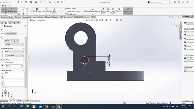 SolidWorks 2022 - Training Exercises Tutorial #37 смотреть онлайн