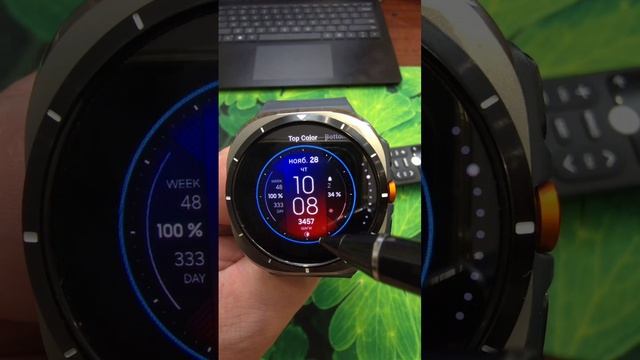 Цветовая цифра для WearOS смотреть онлайн