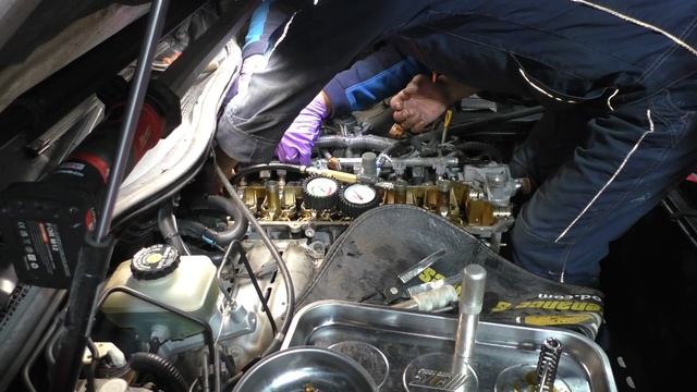 1G-FE Beams меняем колпачки и ГРМ